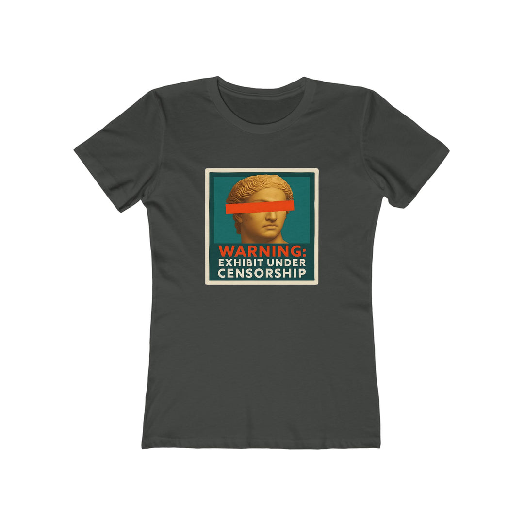 Exhibit Under Censorship T-Shirt | Bold Activist Free Speech Graphic Tee- Ten & Timber