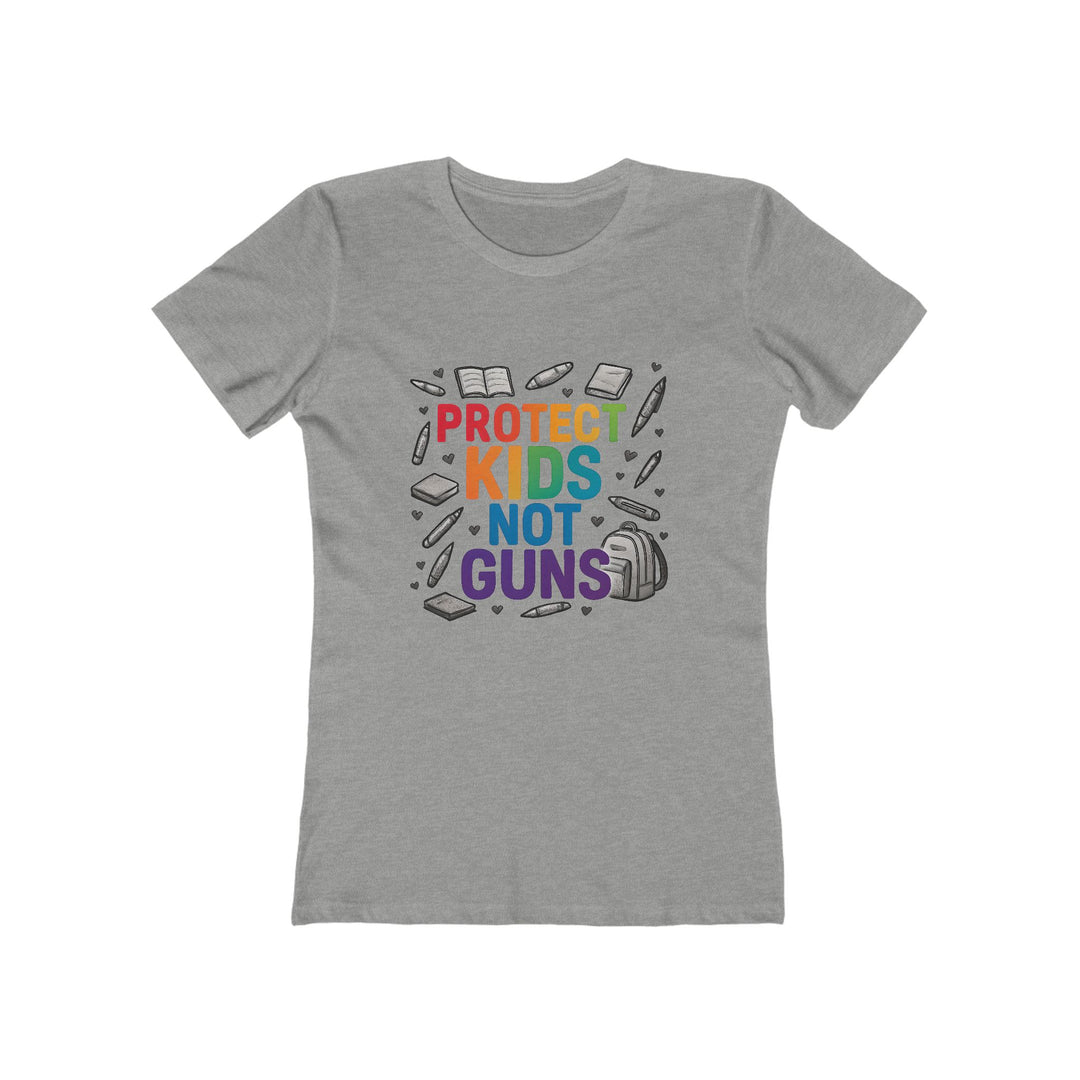 Protect Kids Not Guns Tee, Feminist T-Shirt, Statement Tee for Women, Casual Wear, Social Justice Apparel