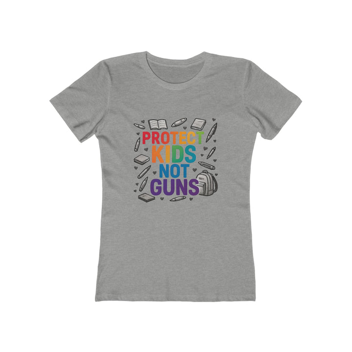 Protect Kids Not Guns Tee, Feminist T-Shirt, Statement Tee for Women, Casual Wear, Social Justice Apparel
