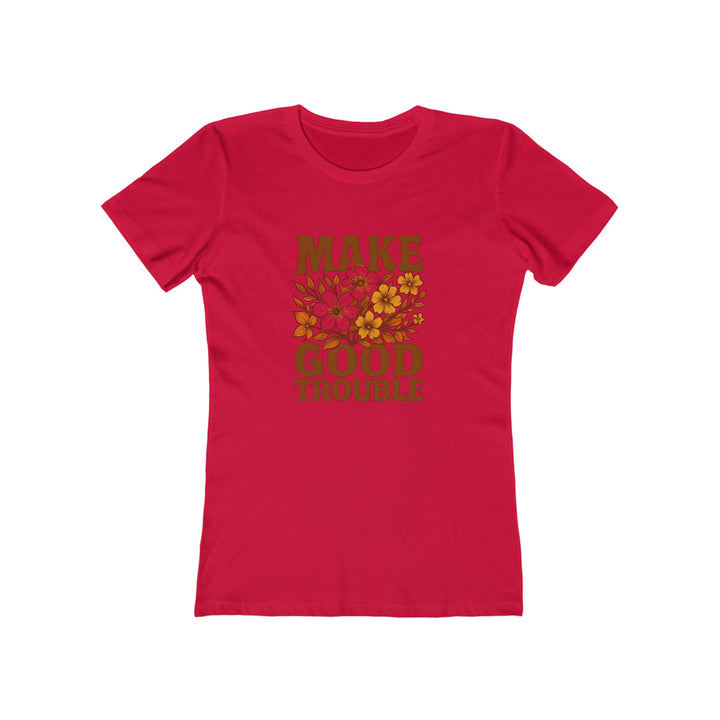 Make Good Trouble T-Shirt | Floral Empowerment Activist Graphic Tee- Ten & Timber