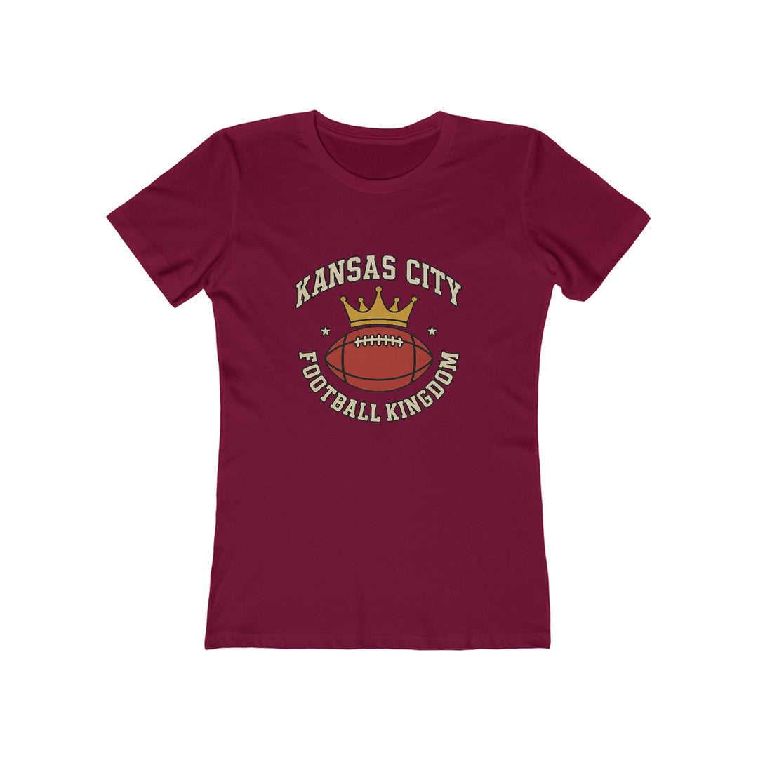 Kansas City Football Kingdom T-Shirt | KC Game Day Tee for Fans- Ten & Timber