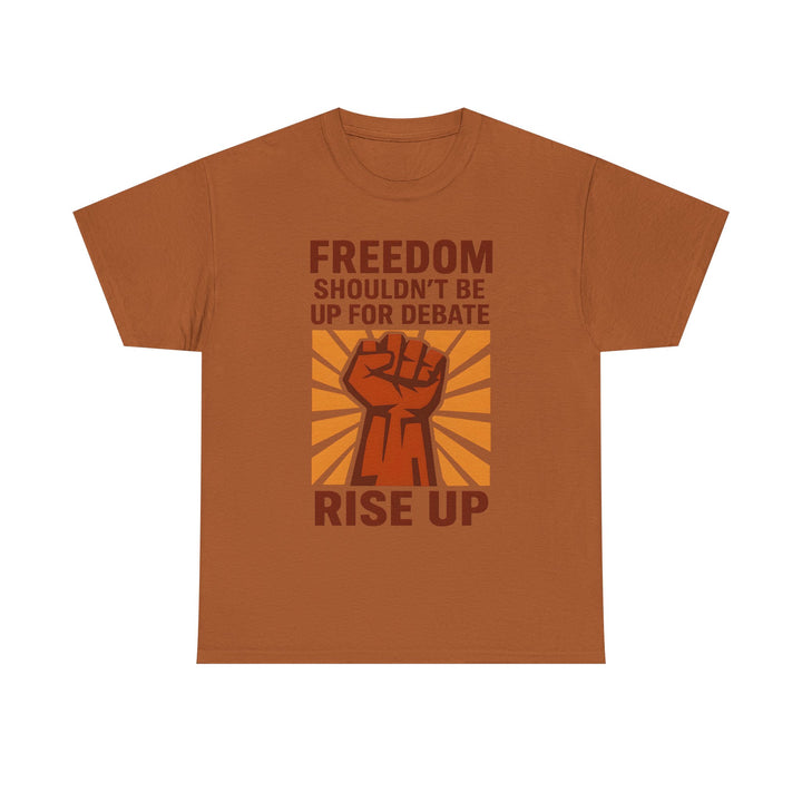 Bold Justice Statement Tee, Protester Shirt for Activists & Human Rights Supporters