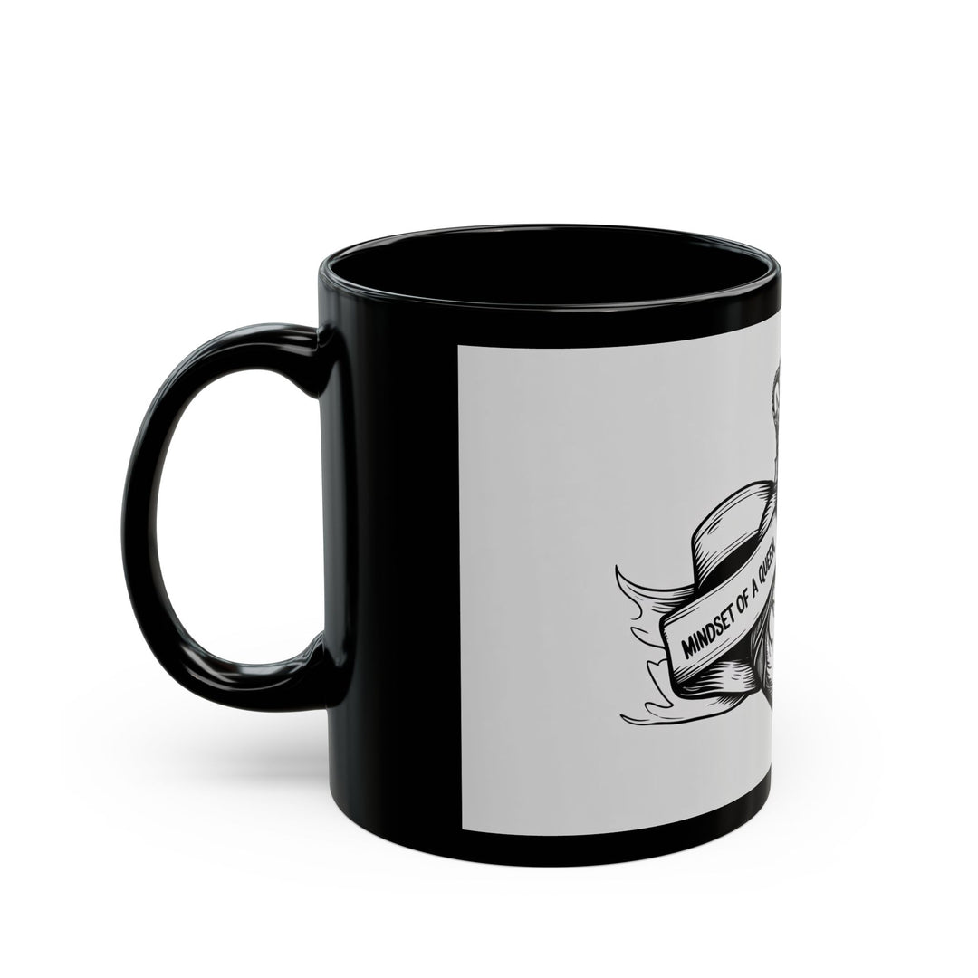 Mindset of a Queen Mug – Heart of a Revolution Coffee Cup, Empowerment Gift for Women, Crown & Heart Design, Feminist Mug- Ten & Timber
