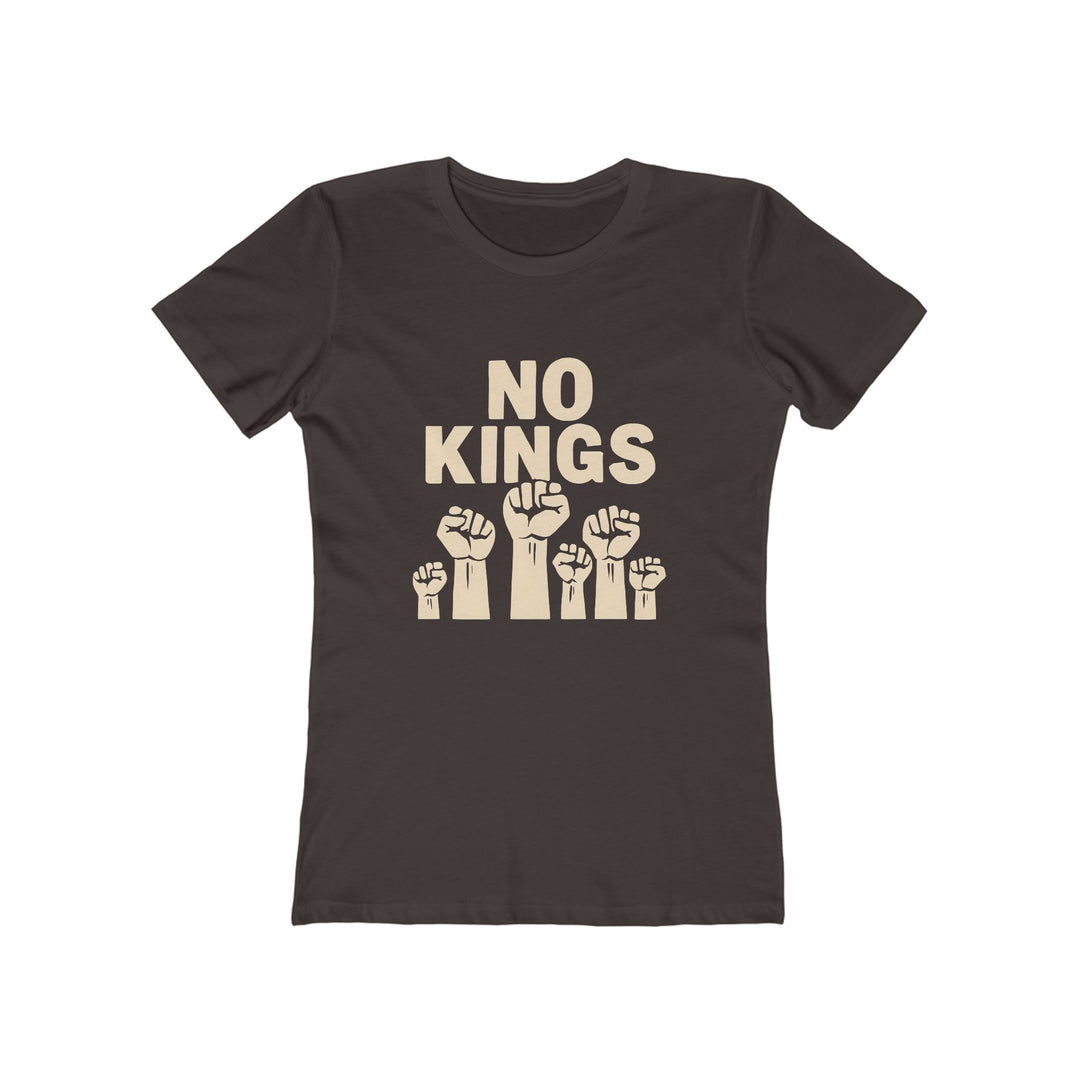 No Kings Women’s T-Shirt | Feminist Activist Graphic Tee- Ten & Timber