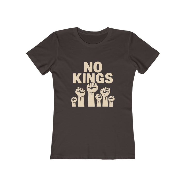 No Kings Women’s T-Shirt | Feminist Activist Graphic Tee- Ten & Timber