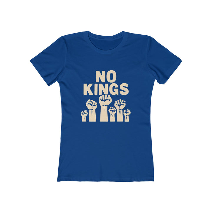 No Kings Women’s T-Shirt | Feminist Activist Graphic Tee- Ten & Timber