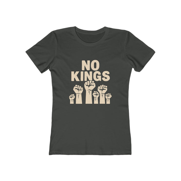 No Kings Women’s T-Shirt | Feminist Activist Graphic Tee- Ten & Timber