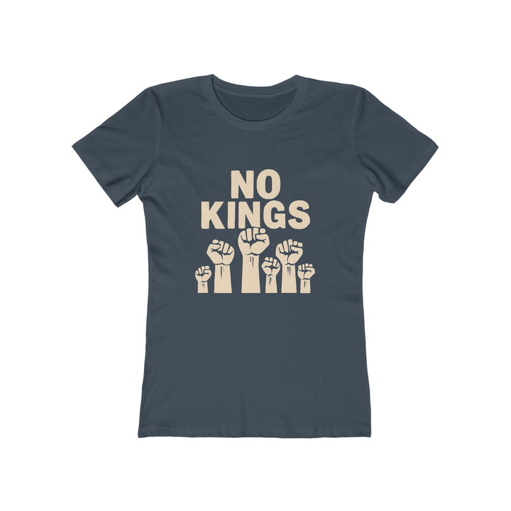 No Kings Women’s T-Shirt | Feminist Activist Graphic Tee- Ten & Timber