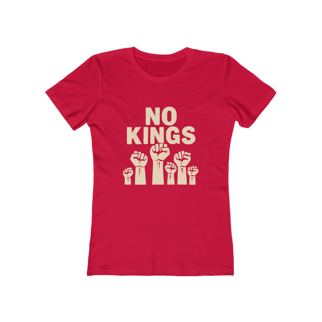No Kings Women’s T-Shirt | Feminist Activist Graphic Tee- Ten & Timber
