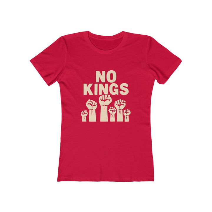 No Kings Women’s T-Shirt | Feminist Activist Graphic Tee- Ten & Timber