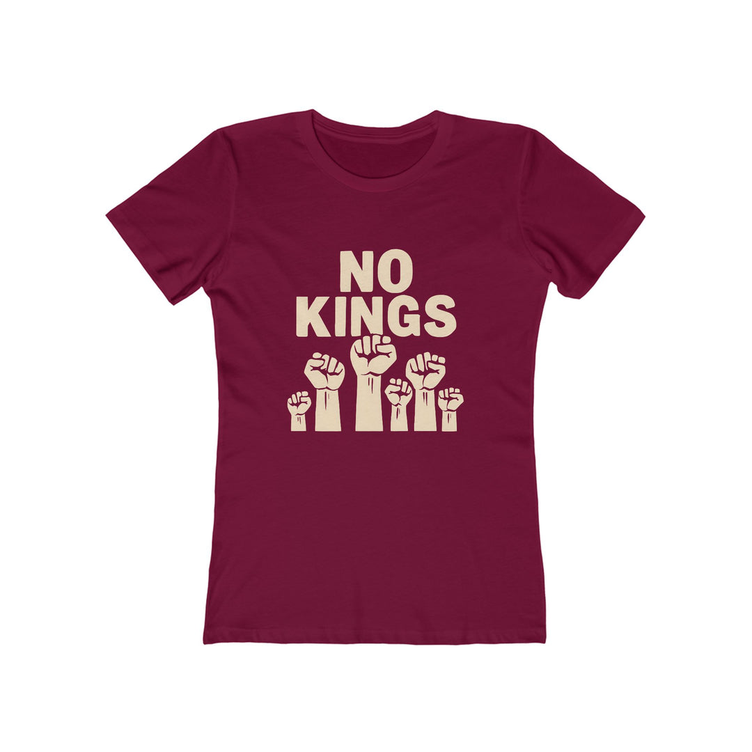 No Kings Women’s T-Shirt | Feminist Activist Graphic Tee- Ten & Timber