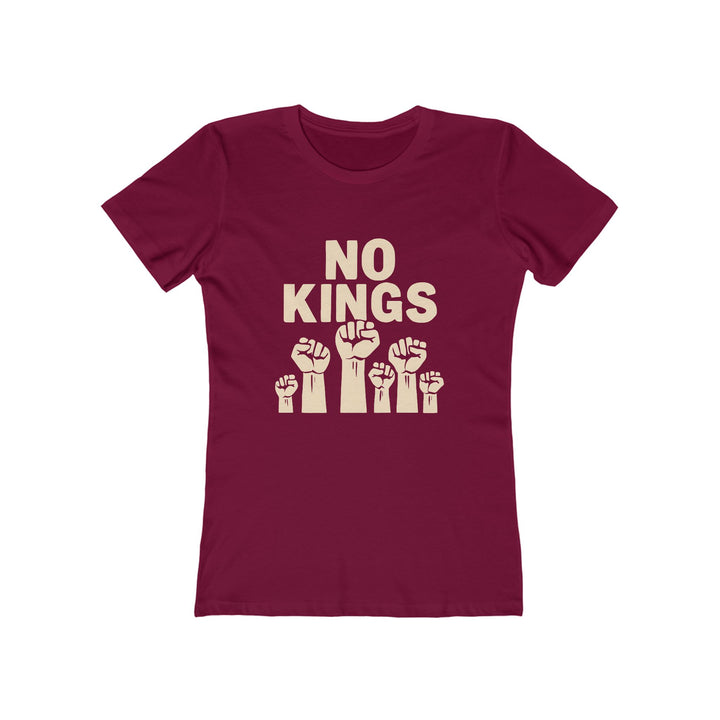 No Kings Women’s T-Shirt | Feminist Activist Graphic Tee- Ten & Timber