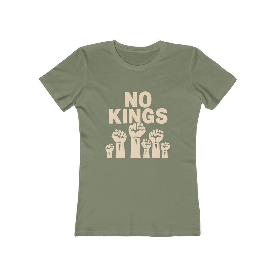 No Kings Women’s T-Shirt | Feminist Activist Graphic Tee- Ten & Timber