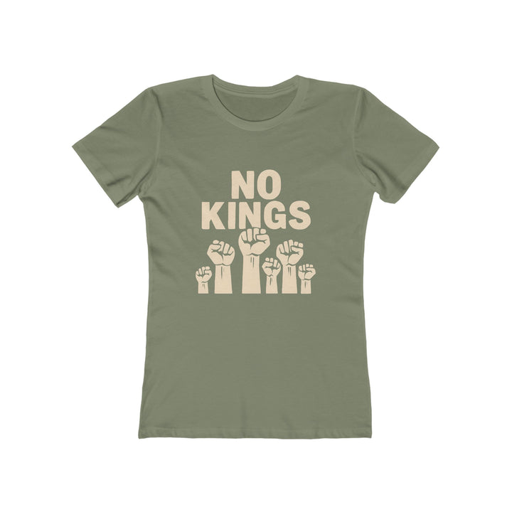 No Kings Women’s T-Shirt | Feminist Activist Graphic Tee- Ten & Timber