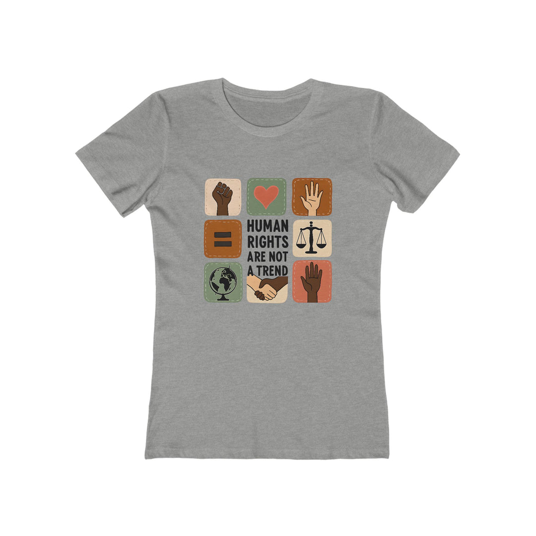 Human Rights Are Not a Trend T-Shirt | Equality Justice Activist Graphic Tee- Ten & Timber