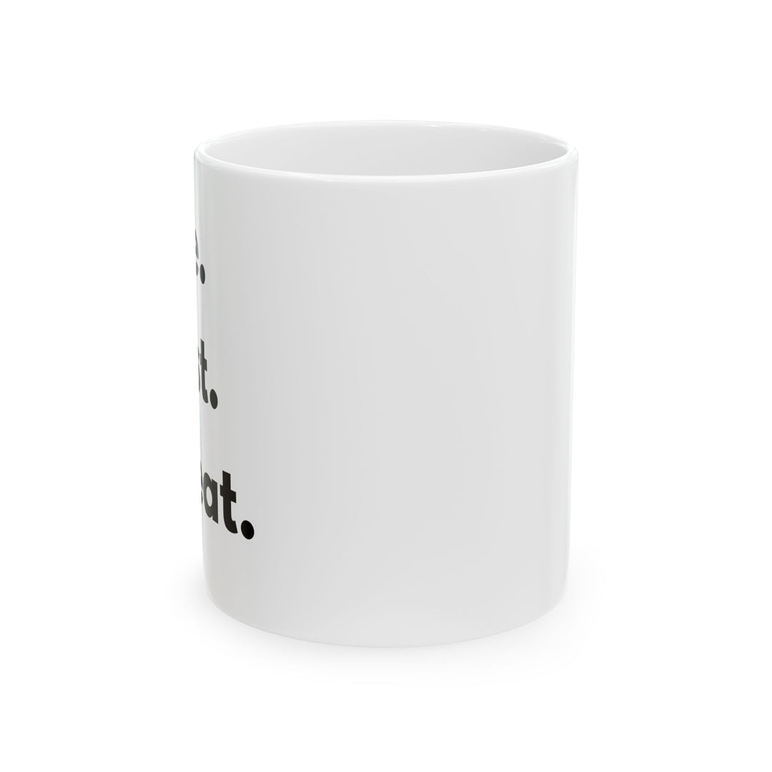 Rage Resist Repeat Mug Bold Feminist Protest Coffee Cup Activist Gift Resistance Mug for Womens Rights Political Statement Drinkware