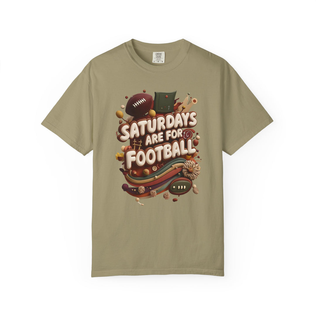 Saturdays Are For Football TShirt College Game Day Tee for Football Fans- Ten & Timber