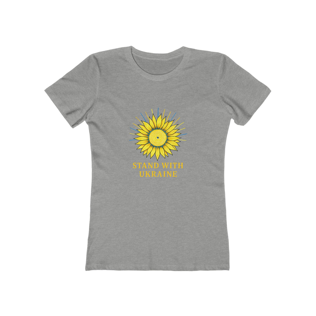 Stand With Ukraine T-Shirt | Sunflower Graphic Tee for Solidarity & Support- Ten & Timber