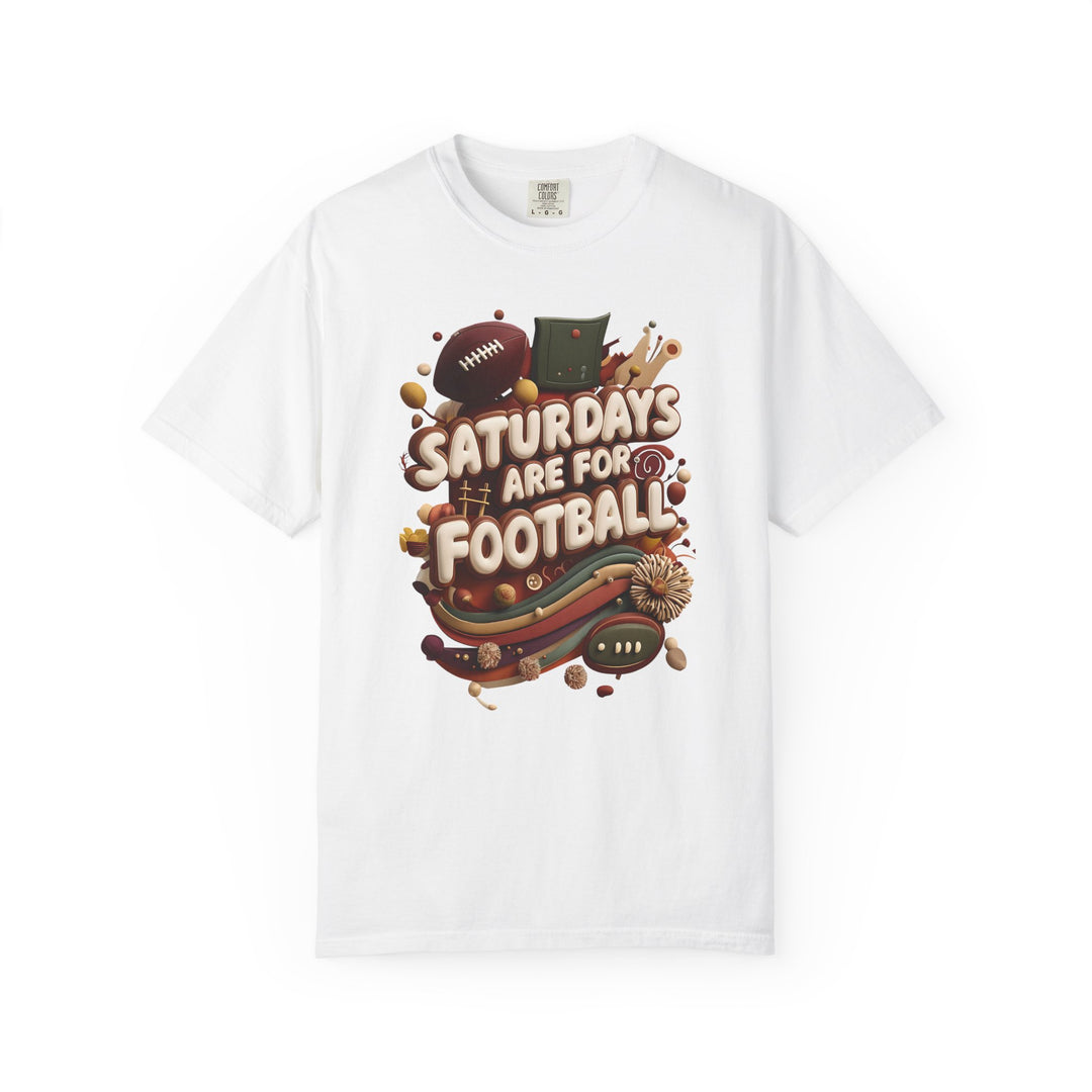 Saturdays Are For Football TShirt College Game Day Tee for Football Fans- Ten & Timber