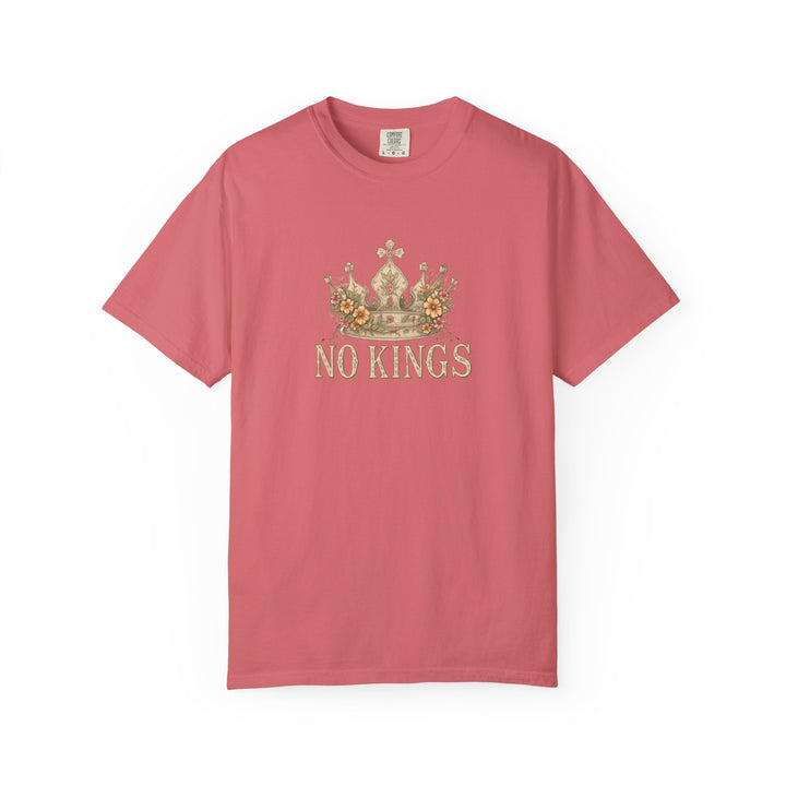 No Kings T-Shirt | Anti-Monarchy Crown Graphic Tee- Ten & Timber