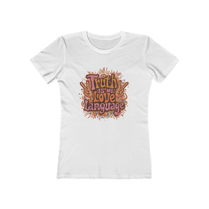 Truth Is My Love Language T-Shirt | Retro Peace Activist Graphic Tee