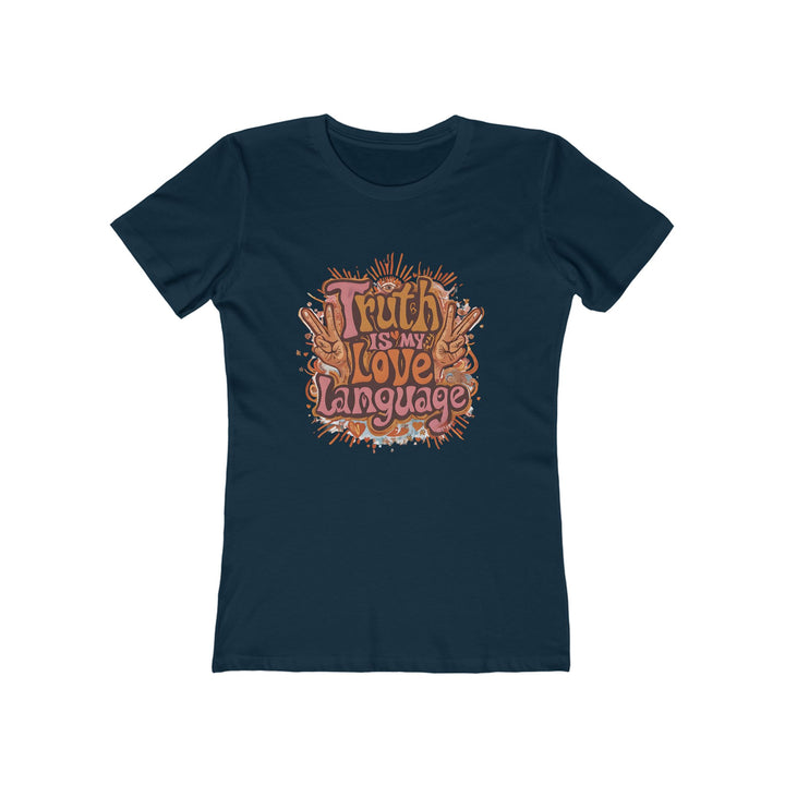 Truth Is My Love Language T-Shirt | Retro Peace Activist Graphic Tee