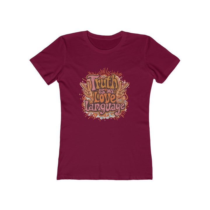 Truth Is My Love Language T-Shirt | Retro Peace Activist Graphic Tee