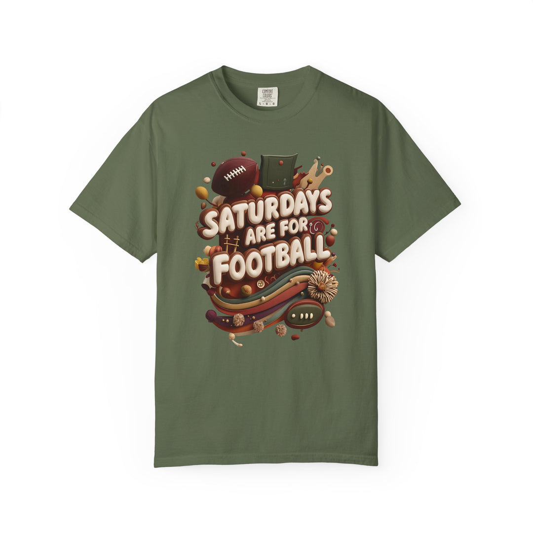 Saturdays Are For Football TShirt College Game Day Tee for Football Fans- Ten & Timber