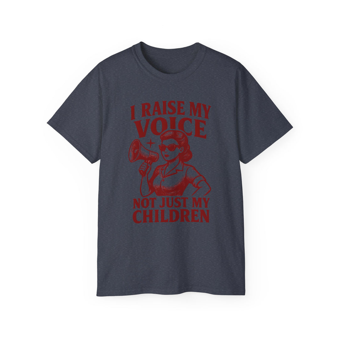 Vintage Megaphone Mom Tee, Retro Power Parenting Shirt, Activist Mother T-Shirt, Feminist Protest Top, Unisex Cotton Tee- Ten & Timber