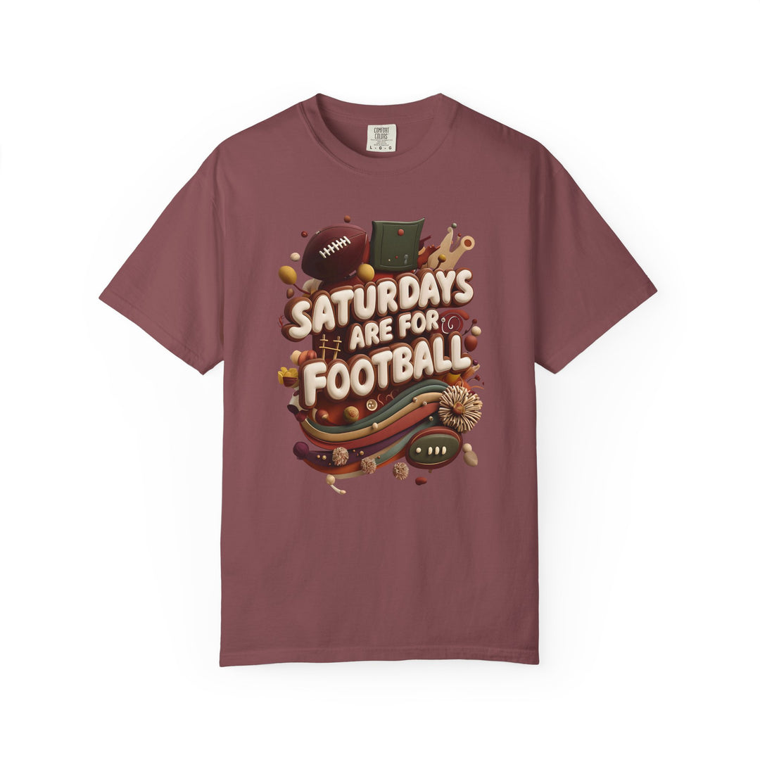 Saturdays Are For Football TShirt College Game Day Tee for Football Fans- Ten & Timber