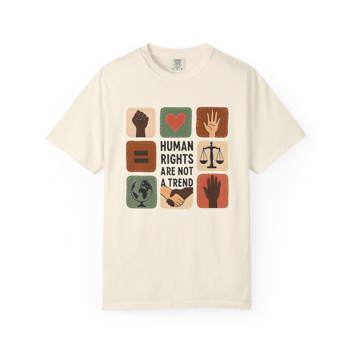 Human Rights Are Not a Trend TShirt  Social Justice Graphic Tee Equality Activist Shirt ProHuman Rights Unisex Top