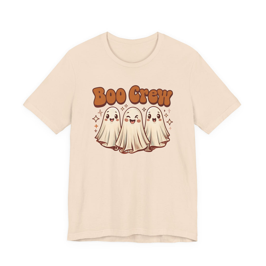 Boo Crew Halloween T-Shirt Cute Retro Ghost Friends Graphic Tee, Spooky Season Shirt, Fall Pumpkin Patch Outfit- Ten & Timber