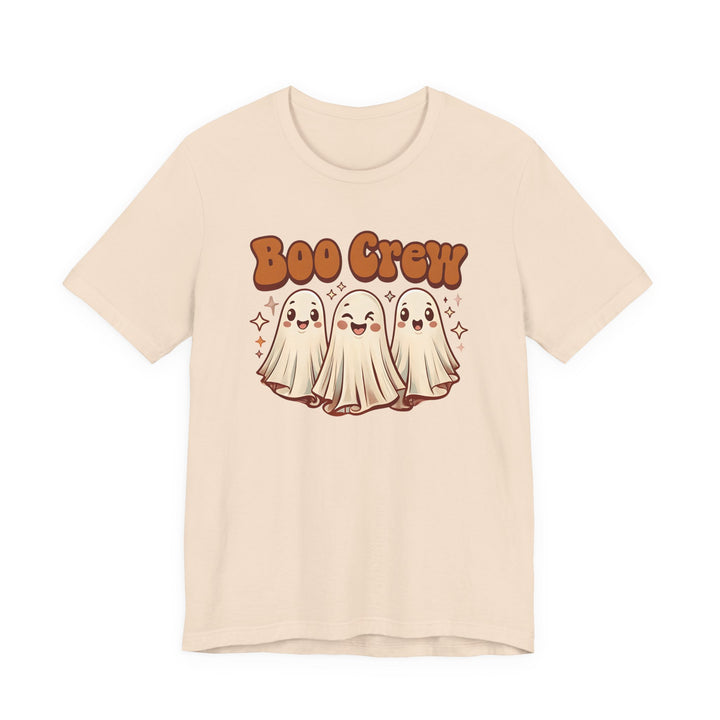 Boo Crew Halloween T-Shirt Cute Retro Ghost Friends Graphic Tee, Spooky Season Shirt, Fall Pumpkin Patch Outfit- Ten & Timber