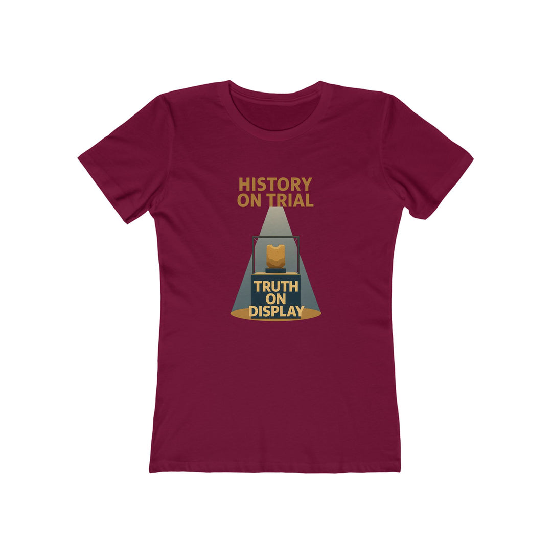 History On Trial T-Shirt | Truth On Display Activist Graphic Statement Tee- Ten & Timber