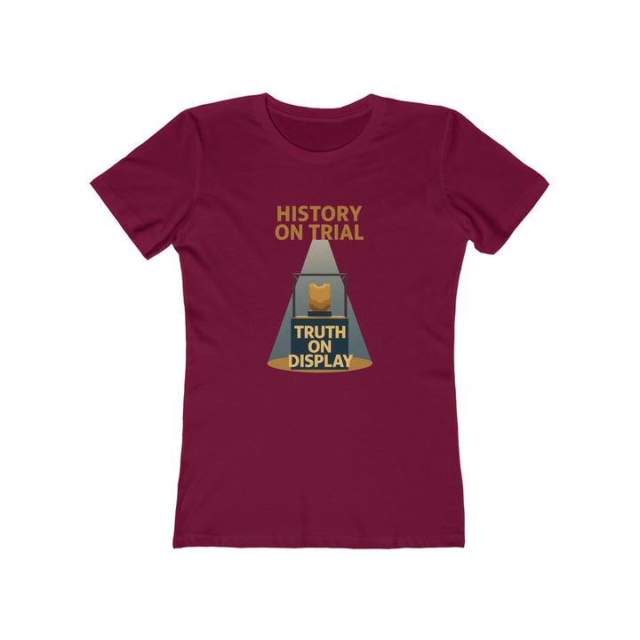 History On Trial T-Shirt | Truth On Display Activist Graphic Statement Tee- Ten & Timber