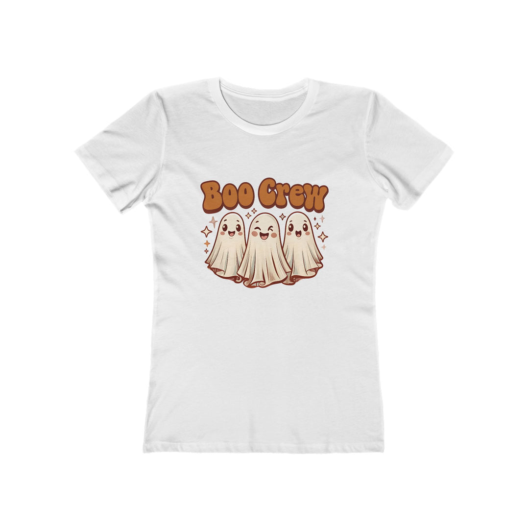 Boo Crew T-Shirt | Cute Ghost Halloween Graphic Tee- Ten & Timber
