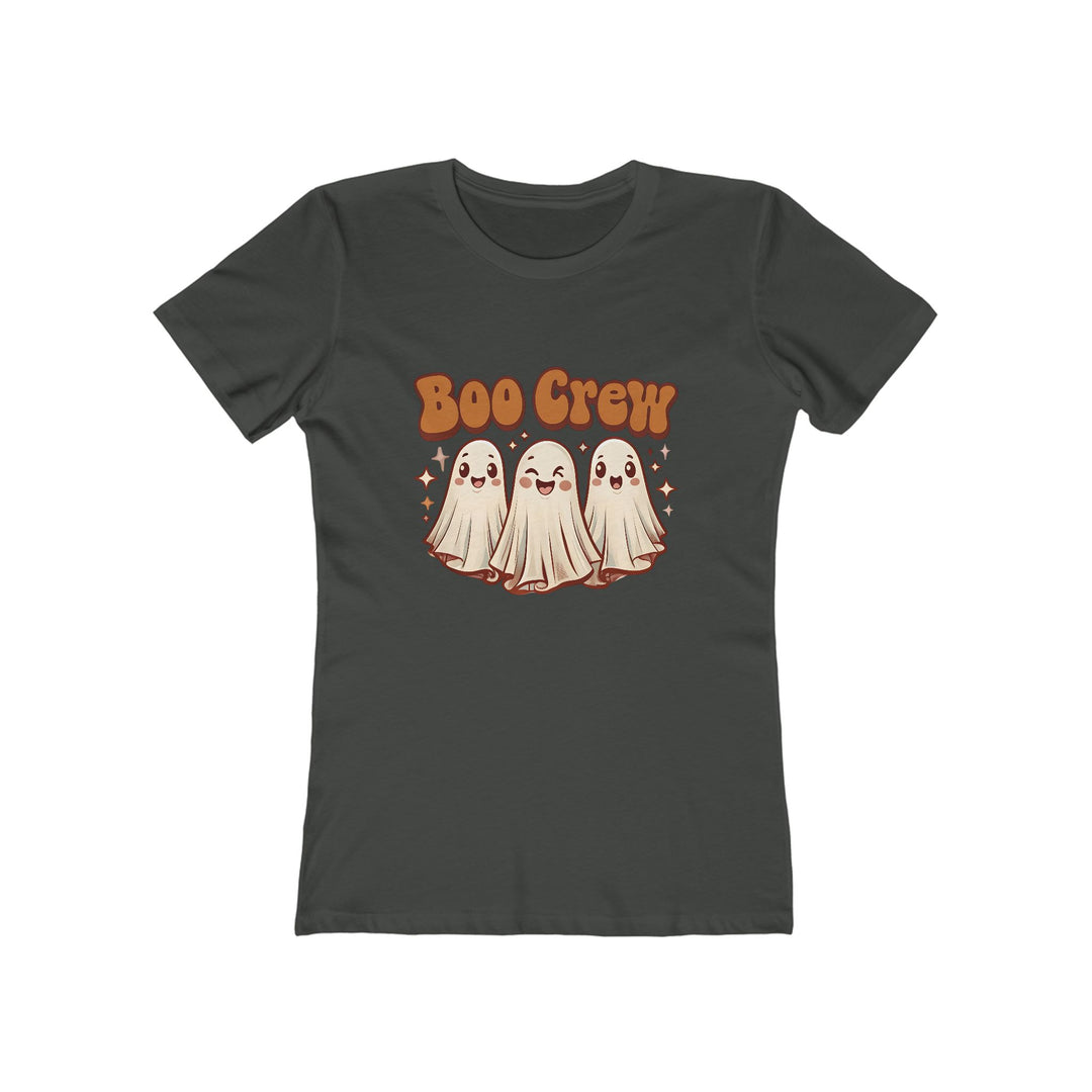 Boo Crew T-Shirt | Cute Ghost Halloween Graphic Tee- Ten & Timber