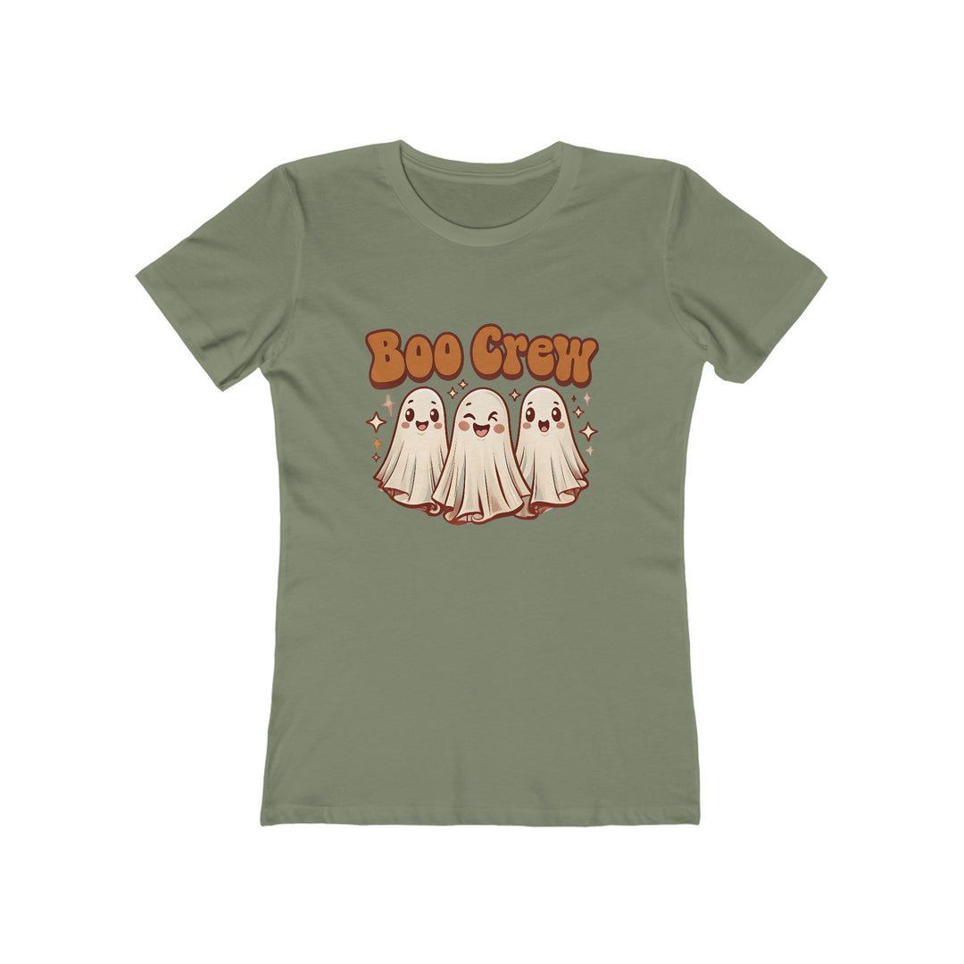 Boo Crew T-Shirt | Cute Ghost Halloween Graphic Tee- Ten & Timber