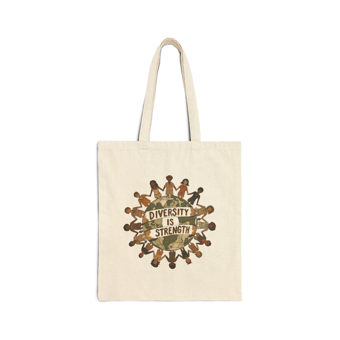 Diversity Is Strength Tote Bag | Eco-Friendly Equality & Unity Activist Bag- Ten & Timber