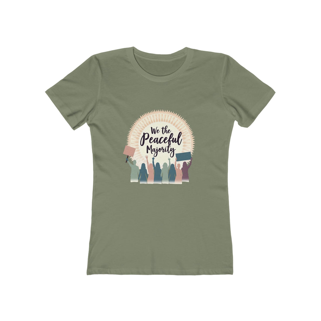 We the Peaceful Majority T-Shirt | Unity Protest Equality Activist Graphic Tee- Ten & Timber