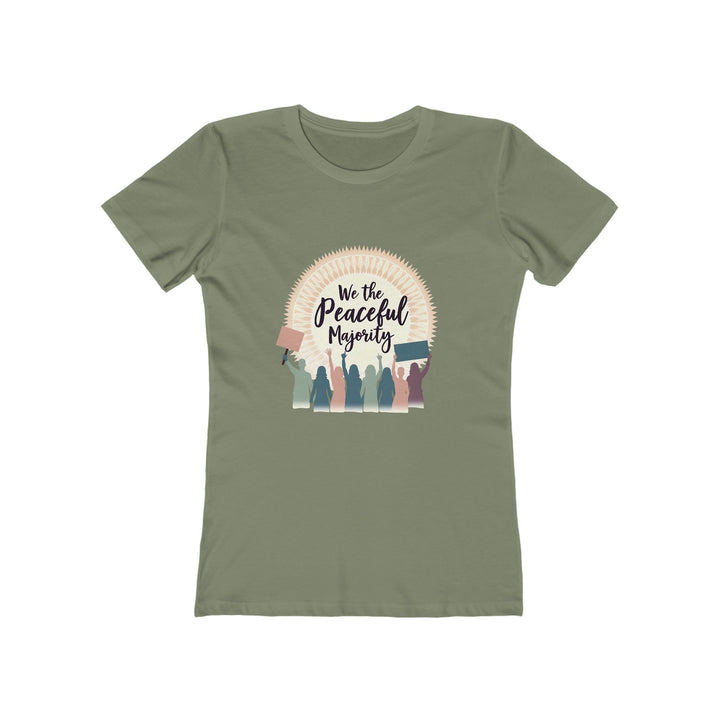 We the Peaceful Majority T-Shirt | Unity Protest Equality Activist Graphic Tee- Ten & Timber