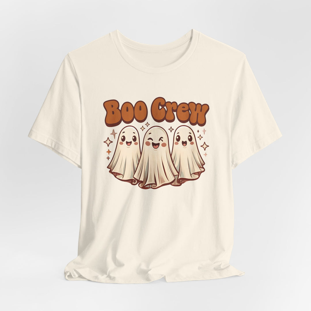 Boo Crew Halloween T-Shirt Cute Retro Ghost Friends Graphic Tee, Spooky Season Shirt, Fall Pumpkin Patch Outfit- Ten & Timber