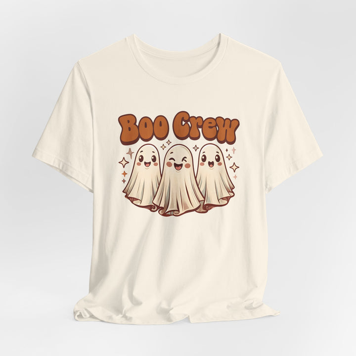 Boo Crew Halloween T-Shirt Cute Retro Ghost Friends Graphic Tee, Spooky Season Shirt, Fall Pumpkin Patch Outfit- Ten & Timber
