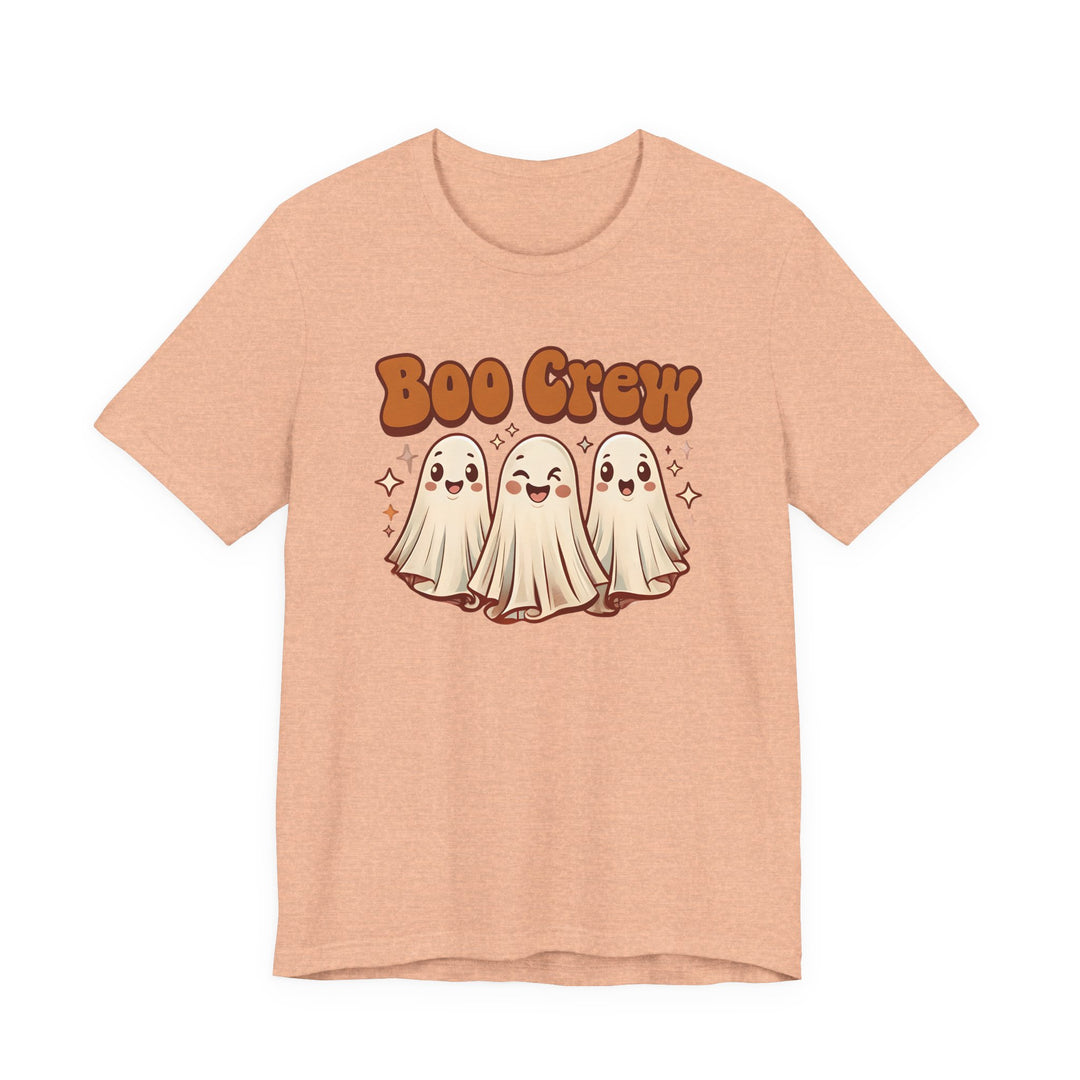 Boo Crew Halloween T-Shirt Cute Retro Ghost Friends Graphic Tee, Spooky Season Shirt, Fall Pumpkin Patch Outfit- Ten & Timber