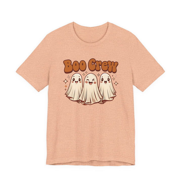 Boo Crew Halloween T-Shirt Cute Retro Ghost Friends Graphic Tee, Spooky Season Shirt, Fall Pumpkin Patch Outfit- Ten & Timber