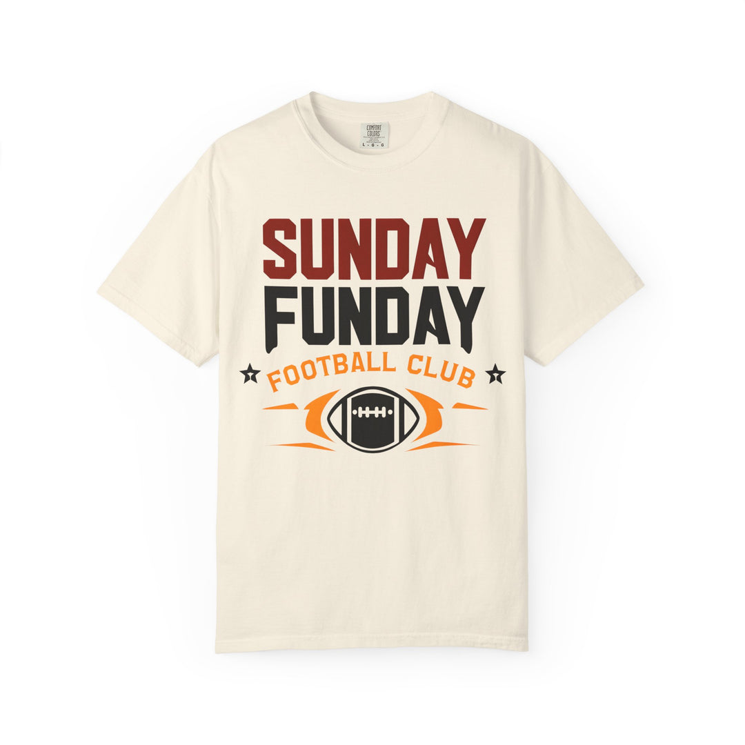 Sunday Funday Football Club T-Shirt Fun Game Day Tee for Football Fans- Ten & Timber