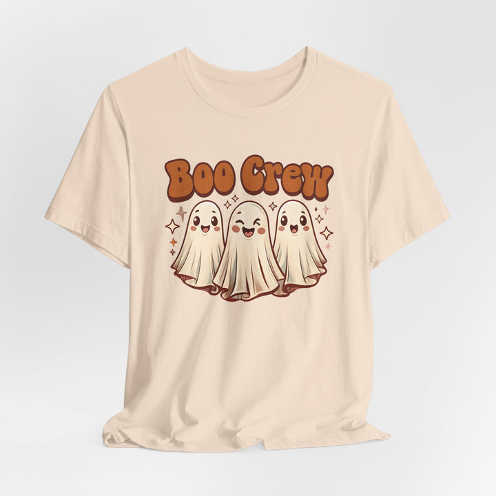 Boo Crew Halloween T-Shirt Cute Retro Ghost Friends Graphic Tee, Spooky Season Shirt, Fall Pumpkin Patch Outfit- Ten & Timber