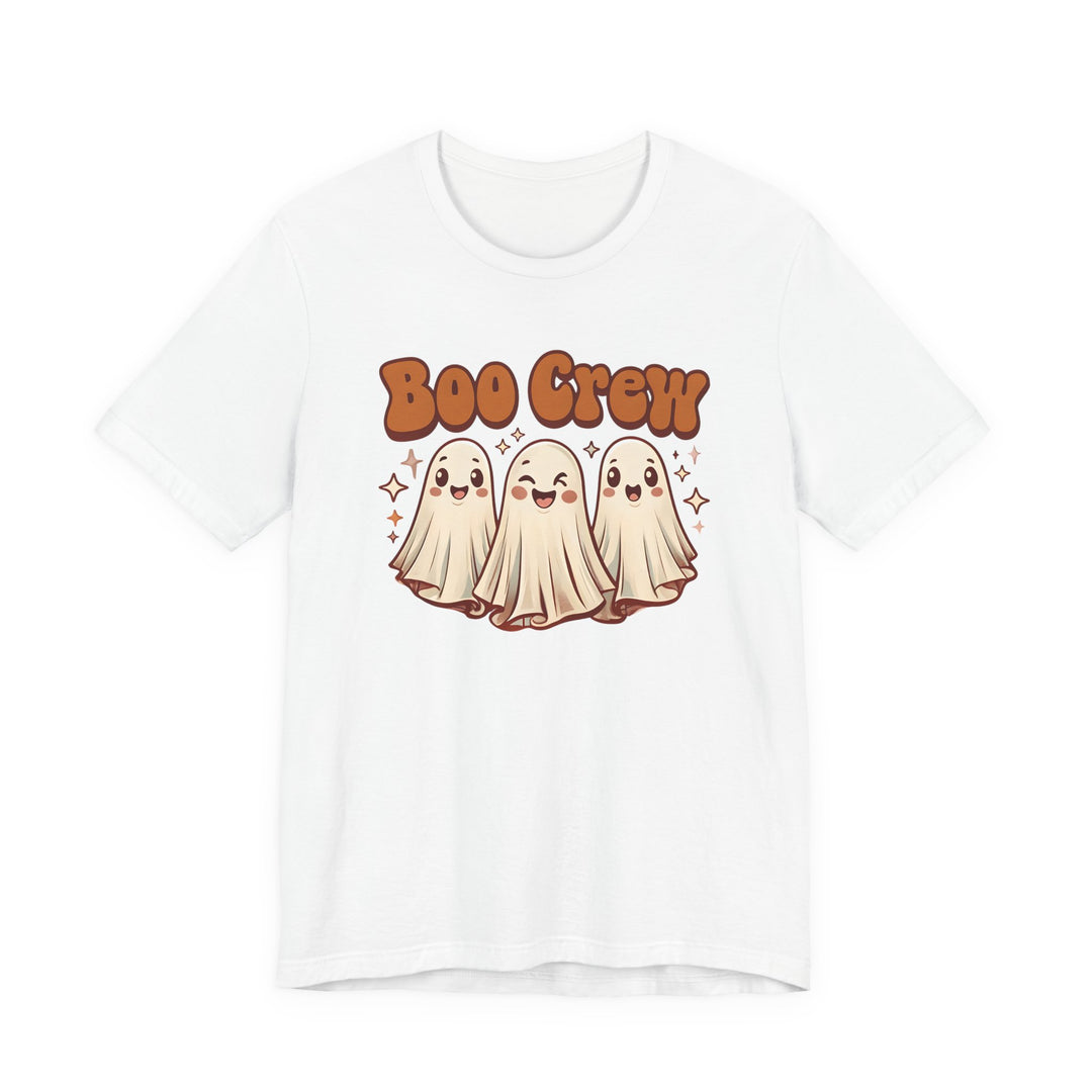 Boo Crew Halloween T-Shirt Cute Retro Ghost Friends Graphic Tee, Spooky Season Shirt, Fall Pumpkin Patch Outfit- Ten & Timber