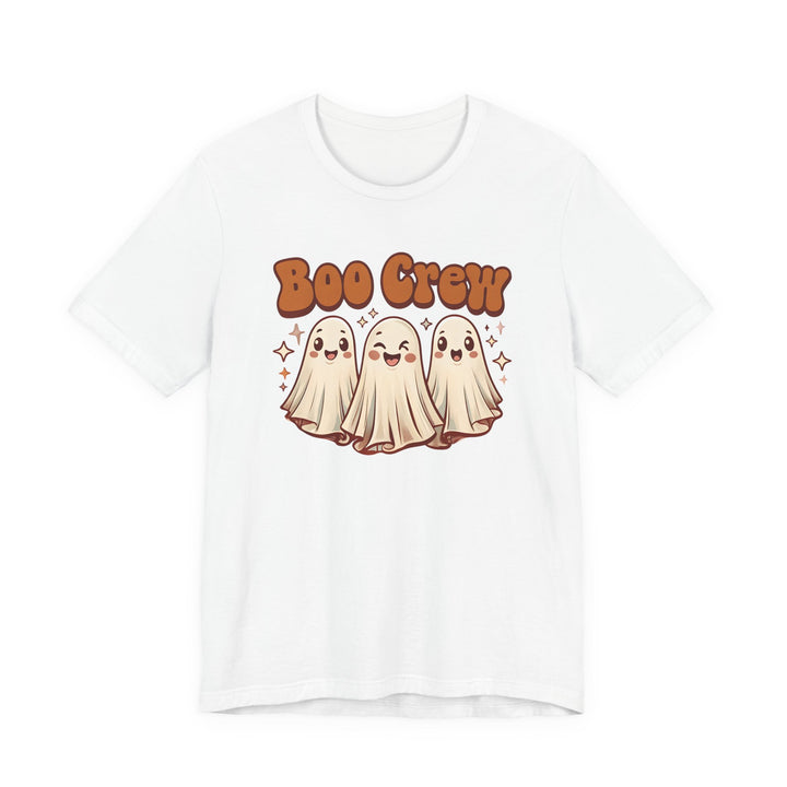 Boo Crew Halloween T-Shirt Cute Retro Ghost Friends Graphic Tee, Spooky Season Shirt, Fall Pumpkin Patch Outfit- Ten & Timber
