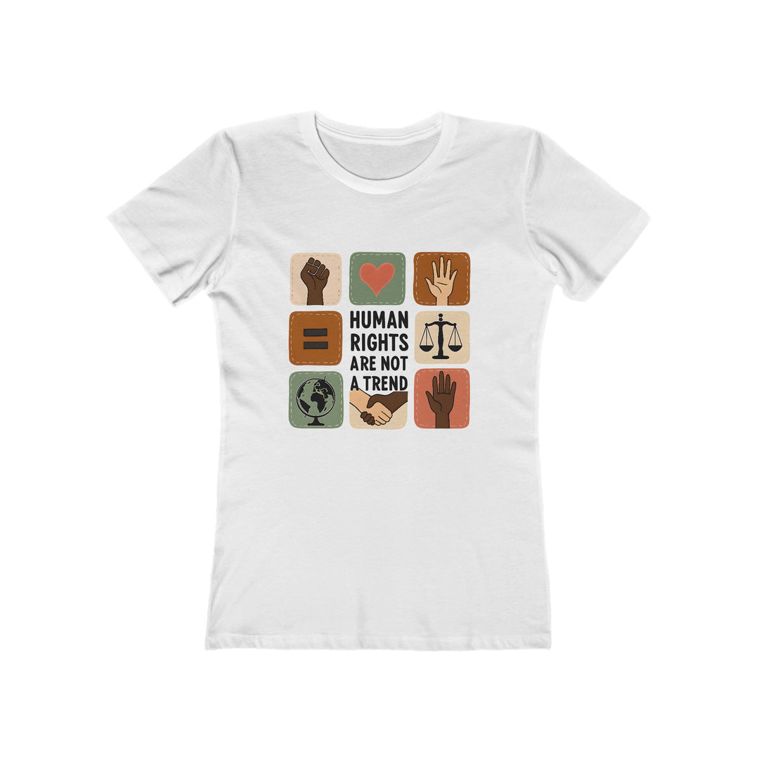Human Rights Are Not a Trend T-Shirt | Equality Justice Activist Graphic Tee- Ten & Timber